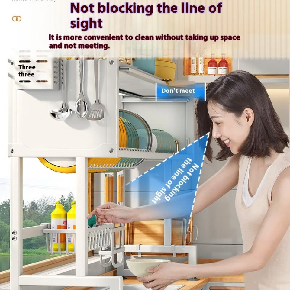 Over Sink Kitchen Dish Drying Rack ATHLEXES