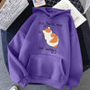 Cute Cat Print Oversized Hoodie for Women ATHLEXES
