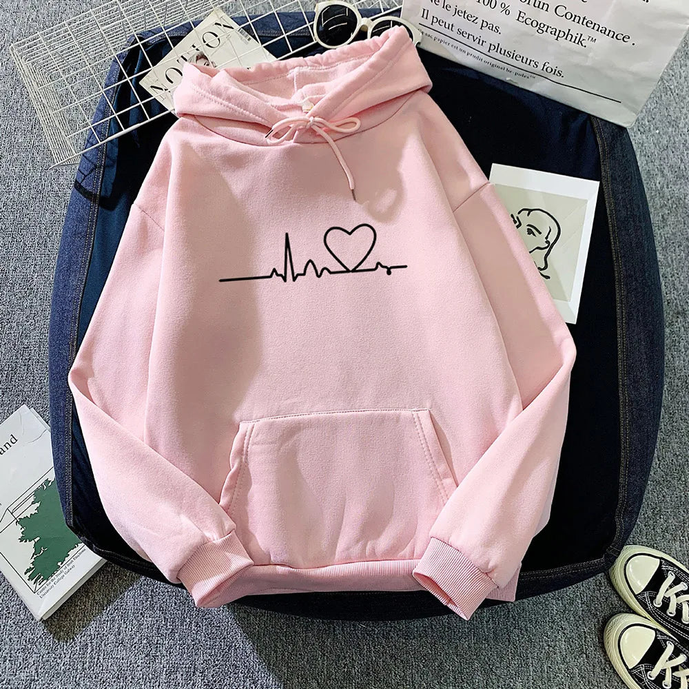 Chic Spring Loose Fit Hoodie for Women ATHLEXES