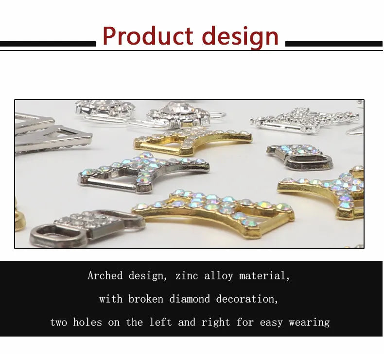 Diamond Luxury AF1 Shoelace Charms with Metal Buckle ATHLEXES