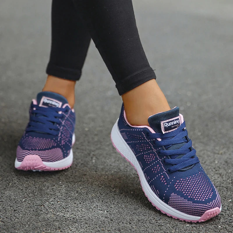 Stylish Breathable Women's Sneakers - 2025 Lace-Up Trainers ATHLEXES