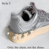 Pearl Charm Metal Shoe Buckle Chain Decorations ATHLEXES