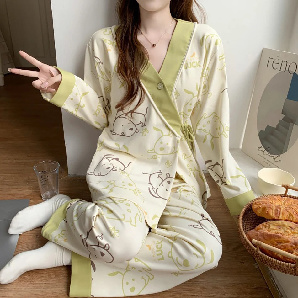 Elegant Maternity Nursing Pajama Set ATHLEXES