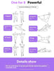 Pilates Pro Elasticity Fitness Stick and Rope ATHLEXES
