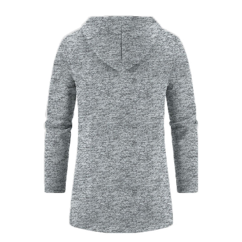Urban Luxe Zippered Hoodie: Oversized Black Winter Sweatwear ATHLEXES