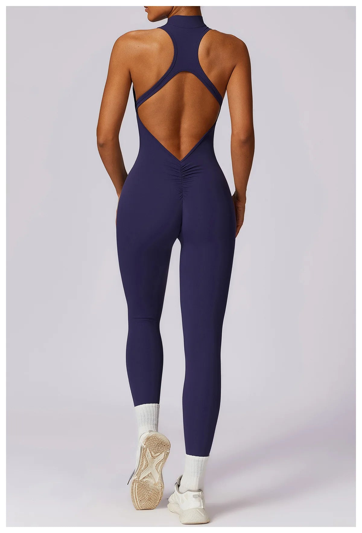 V-Back One-Piece Sports Jumpsuit ATHLEXES
