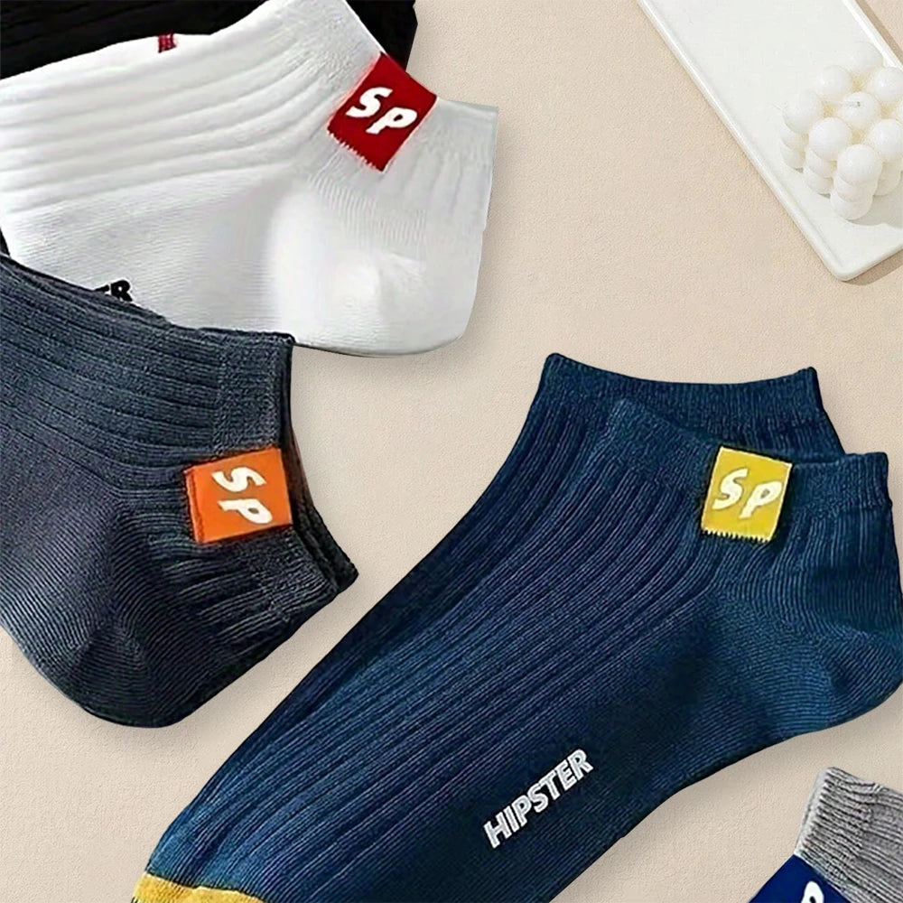 Trendy Letter Print Womenâ??s Short Socks Set ATHLEXES