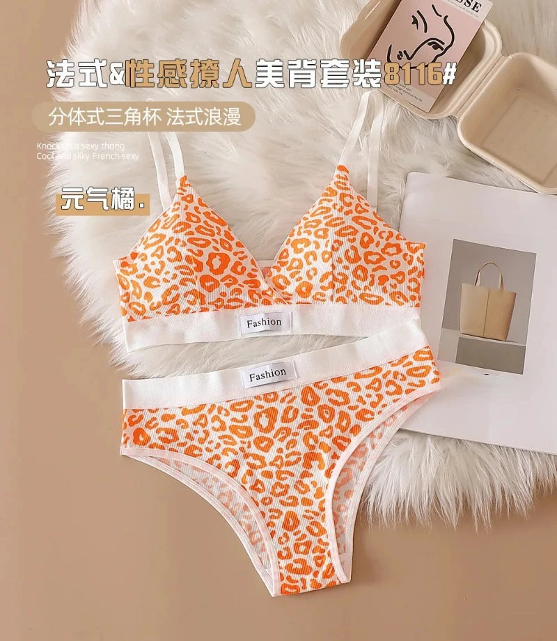 Leopard Luxe Seamless Bra and Brief Set ATHLEXES