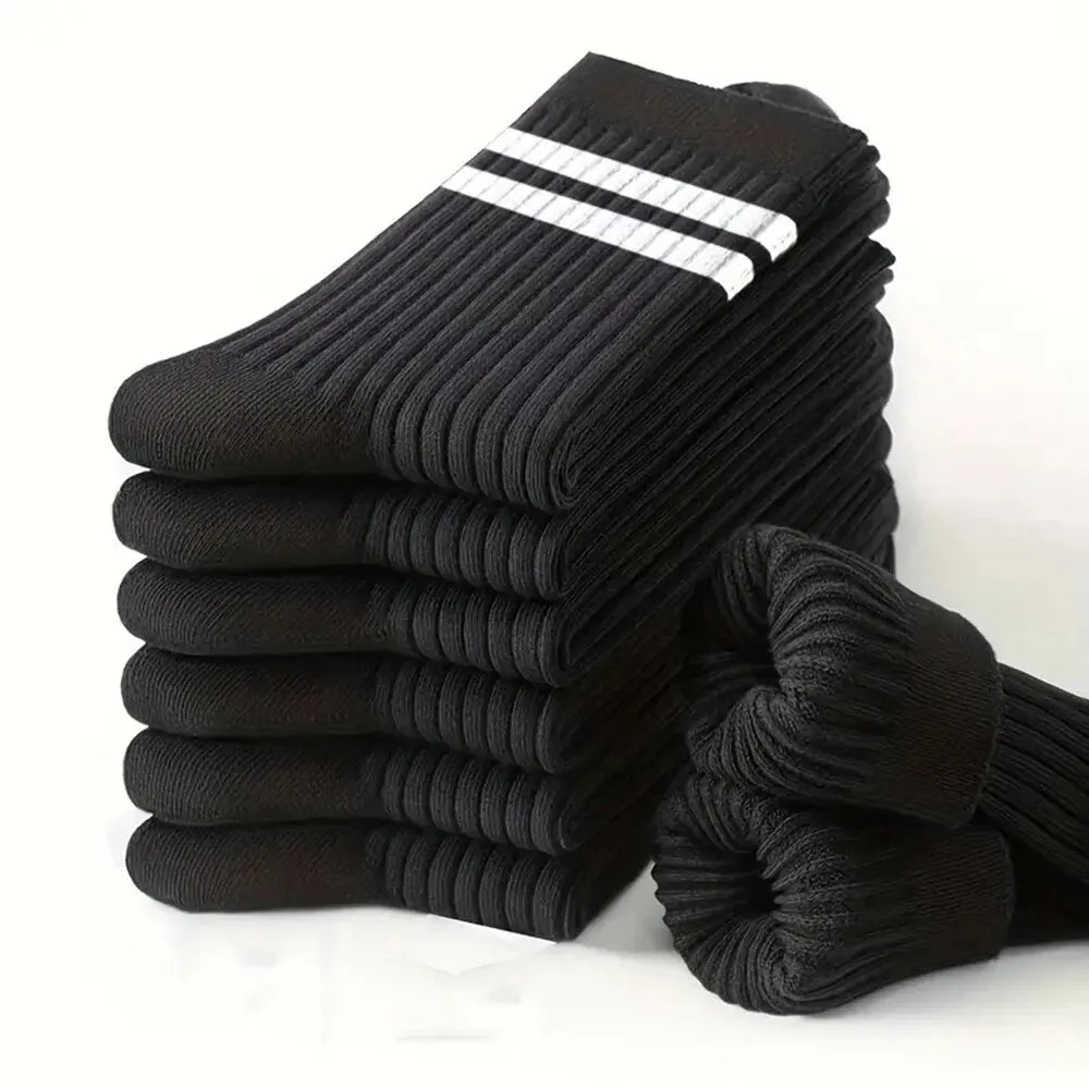 Premium Men's Striped Casual Socks Set ATHLEXES