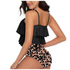 Vintage Ruffle Ruched High Rise Bikini Set ATHLEXES
