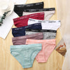 Cotton Comfort: 4PCS High Elastic Women's Briefs ATHLEXES