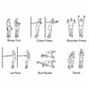 Agility Pro 5-120lbs Resistance Band Set ATHLEXES