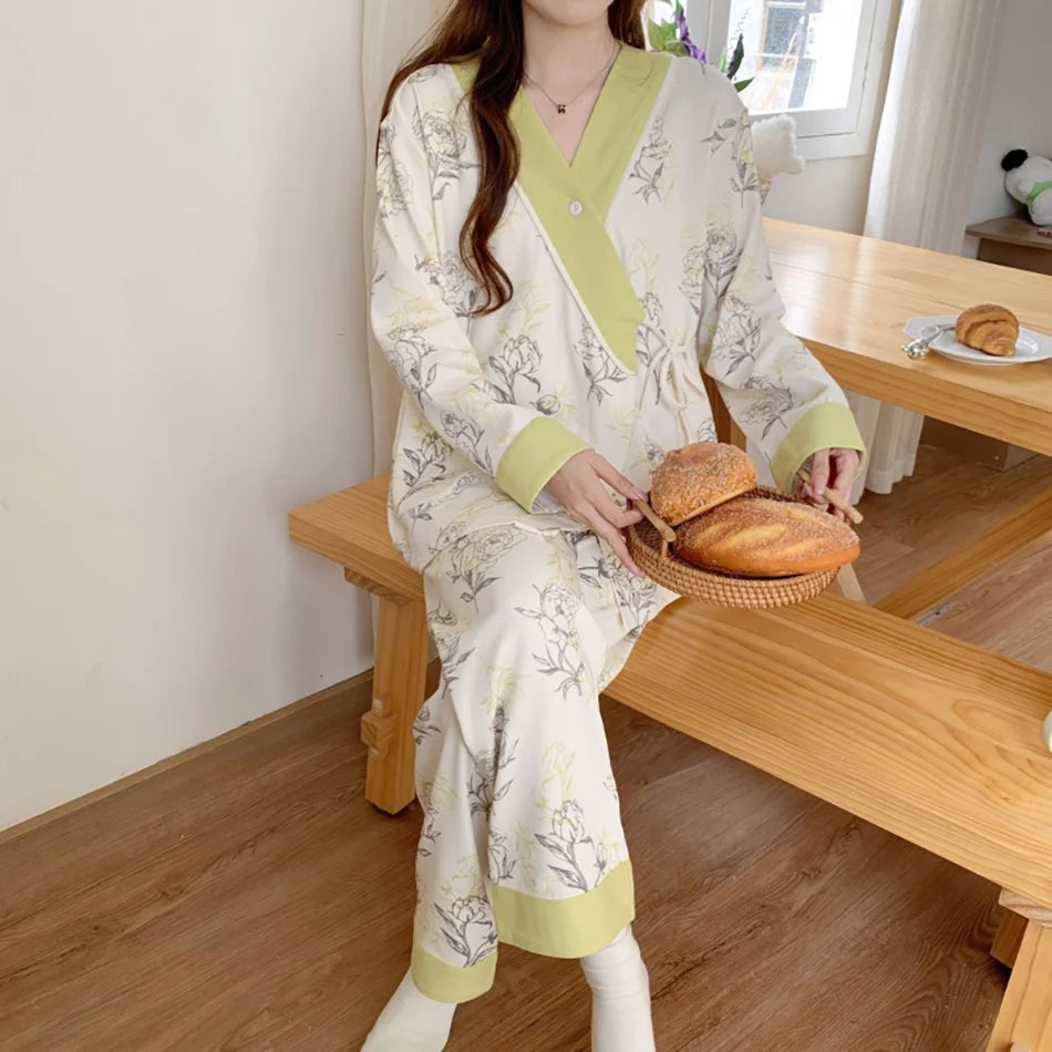 Elegant Maternity Nursing Pajama Set ATHLEXES