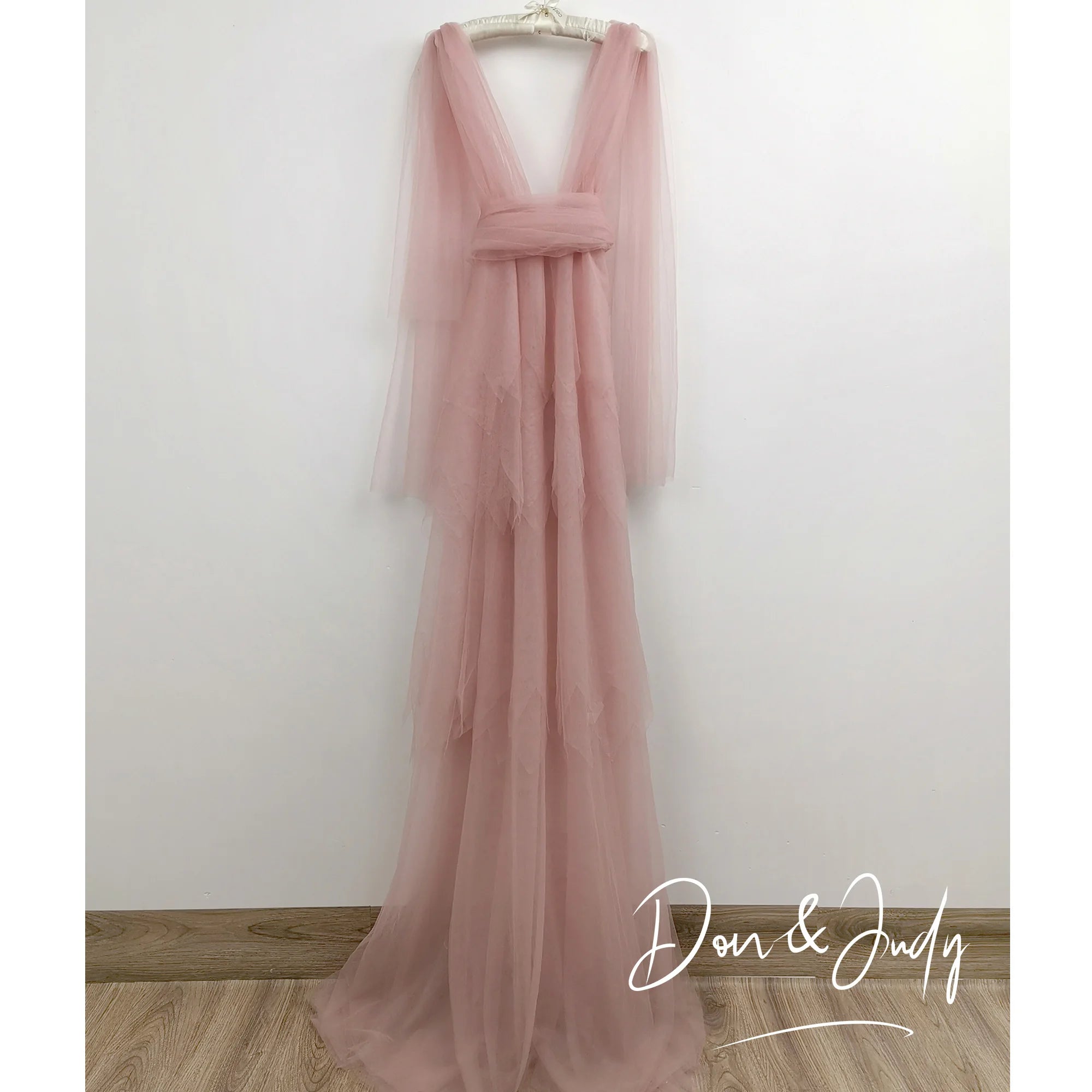 Boho Tulle Maternity Dress for Baby Showers ATHLEXES