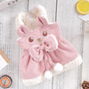 CozyCord Pink Yellow Dog Dress with Bear Bow ATHLEXES