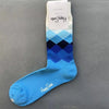 Happy Socks Men's Diamond Check Crew Socks for All Seasons ATHLEXES