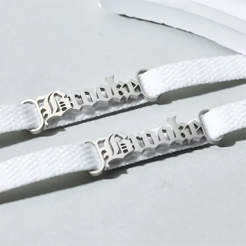 Customizable Nameplate Shoe Clips - Personalized Charm Accessories ATHLEXES