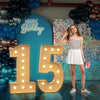 Radiant 4FT DIY Light Up Numbers for Celebrations ATHLEXES
