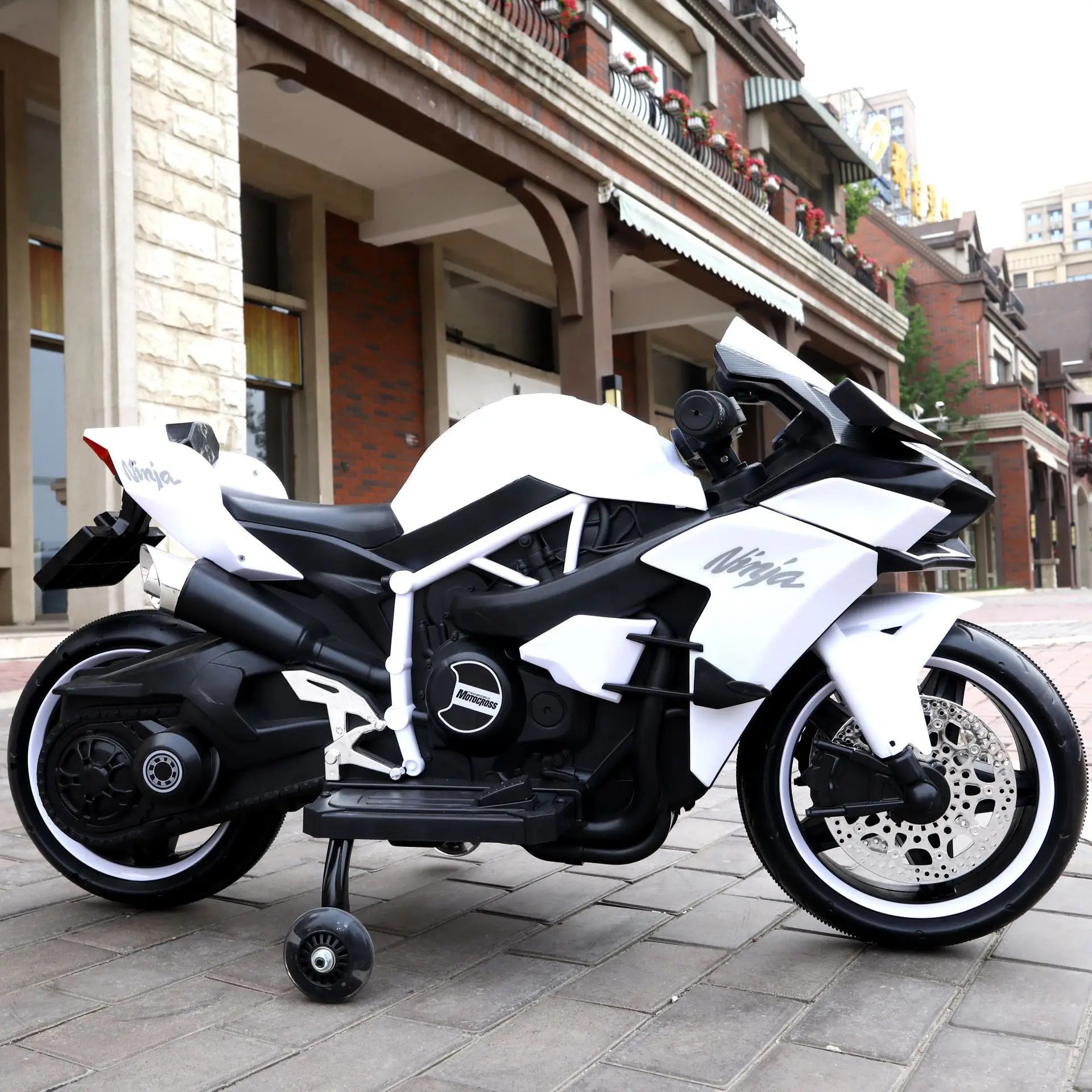 Kids 1.1M Electric Two-Wheel Rechargeable Motorcycle ATHLEXES