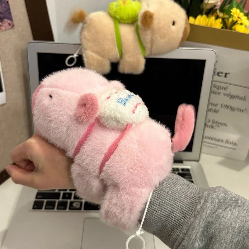 Kawaii Capybara Plush Wristband Bracelet ATHLEXES