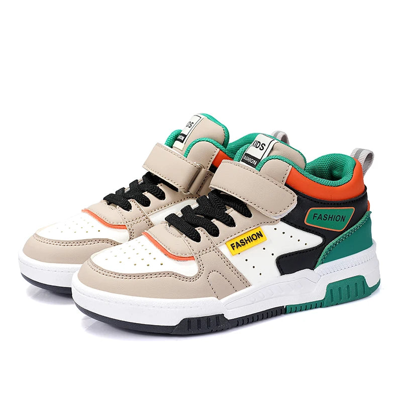 Kids High Top Skate Sneakers for Active Play ATHLEXES