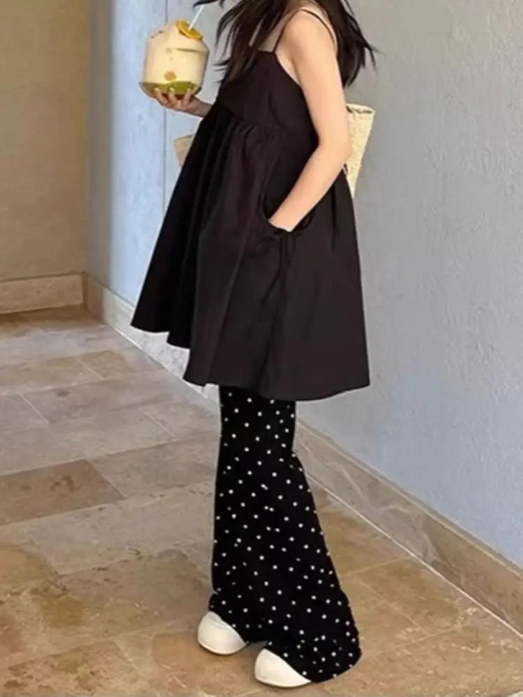 Chic Maternity Dots Slim Fit Trousers ATHLEXES