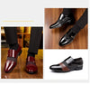 Classic Black Pointed Toe Leather Loafers for Men ATHLEXES