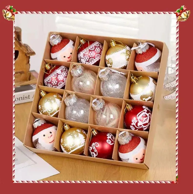 Festive 16pcs Christmas Ball Ornament Set ATHLEXES