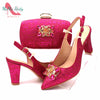 Royal Blue Elegance: Nigerian Pumps & Bag Set ATHLEXES