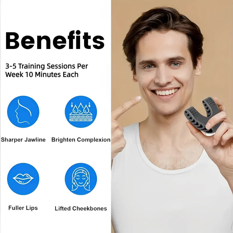 Jawline Sculpt U Shape Exerciser for Men and Women ATHLEXES