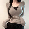 Korean Slim Fit Sexy T-Shirt for Women 2025 ATHLEXES