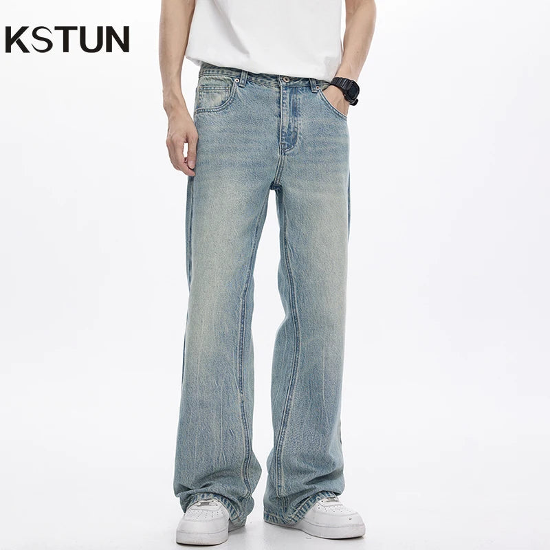 KSTUN Premium Bootcut Jeans for Men ATHLEXES