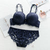 Women Lace Bras Set Low Waist Panties Underwire Top Big Size Bra ATHLEXES