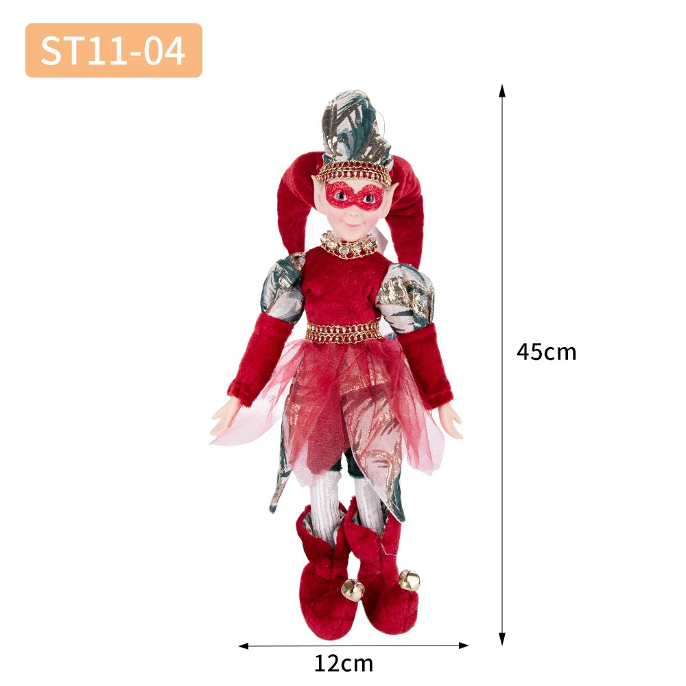 Festive Elf Plush Doll: Christmas Tree Ornament Gift ATHLEXES