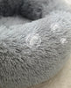 Kimpets Round Cat Bed Dog Pet Bed Kennel Non-Slip Winter Warm Dog Kennel Sleeping Long Plush Soft Puppy Cushion Mat Cat Supplies ATHLEXES