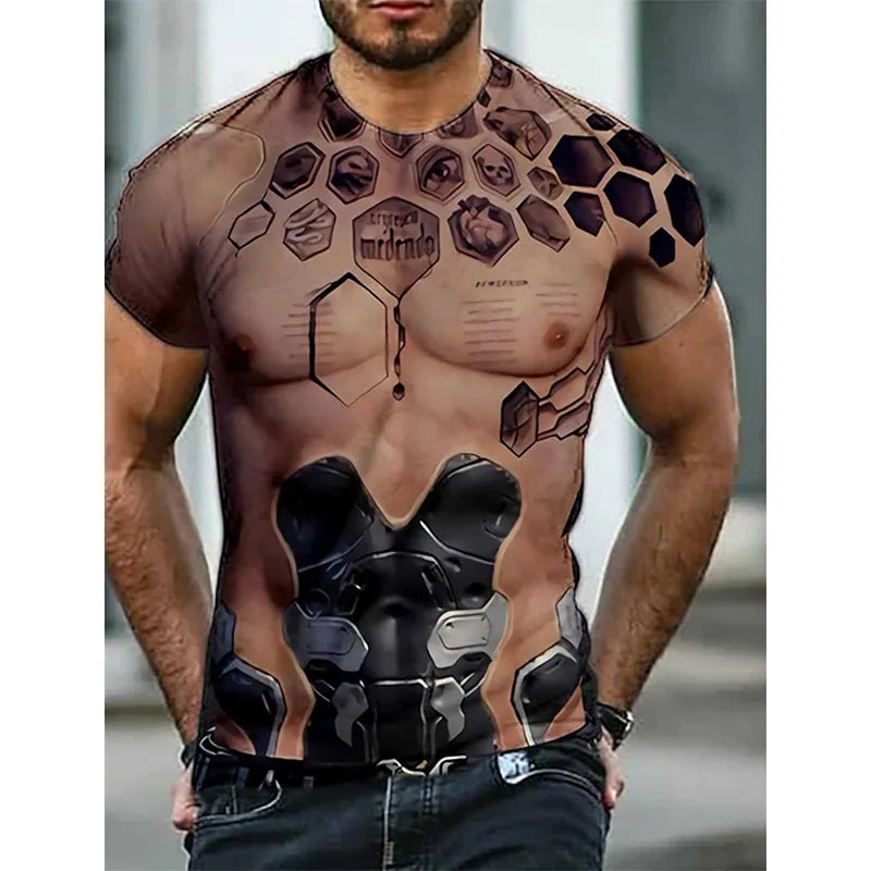 Urban Ink 3D Printed Oversized T-Shirt ATHLEXES