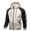 Spring Color Block Fleece Hoodie Jacket for Men ATHLEXES