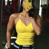 SleekFit V Neck Longline Gym Tank Top ATHLEXES