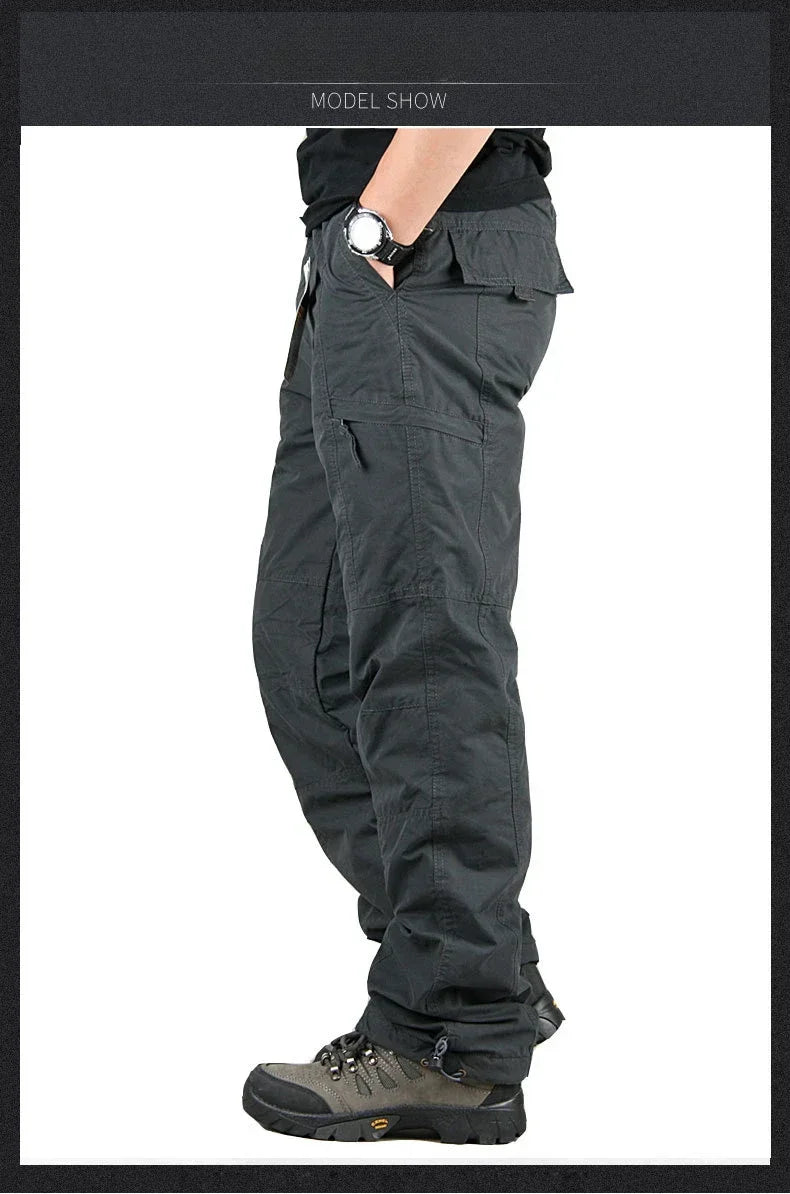 Ultimate Warm Fleece Tactical Cargo Hiking Pants ATHLEXES