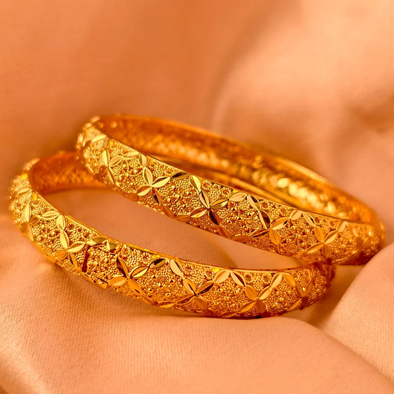 Dubai Turkish Gold Plated Bridal Bangles ATHLEXES
