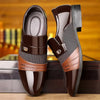 Classic Black Pointed Toe Leather Loafers for Men ATHLEXES