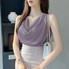SilkCowl Elegant Satin Tank Top for Women ATHLEXES