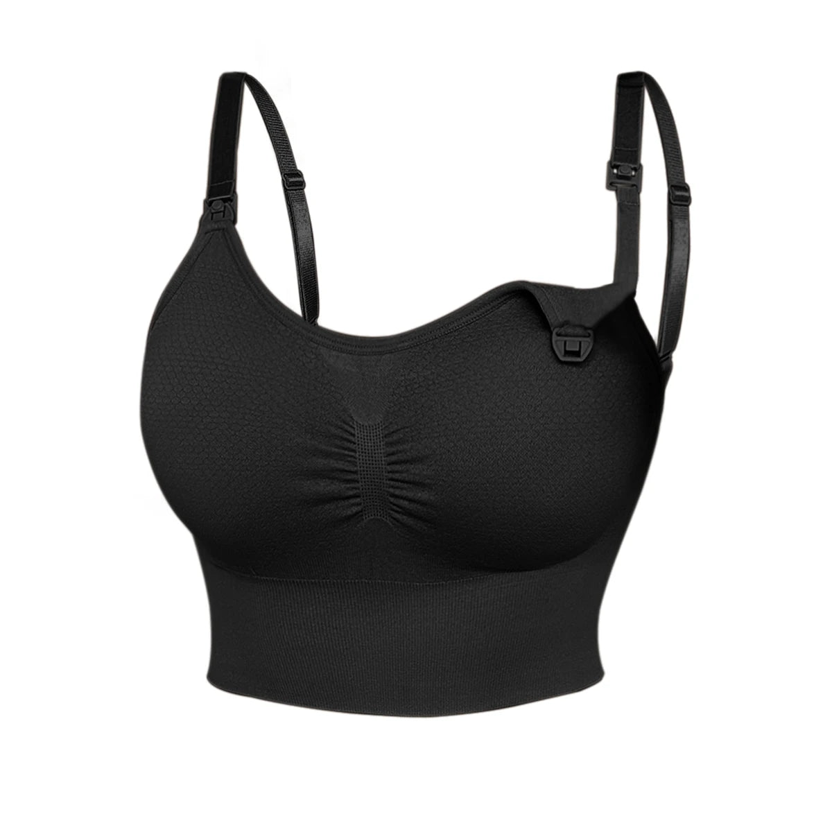 Nude Comfort Wireless Nursing Bra with Detachable Pads ATHLEXES