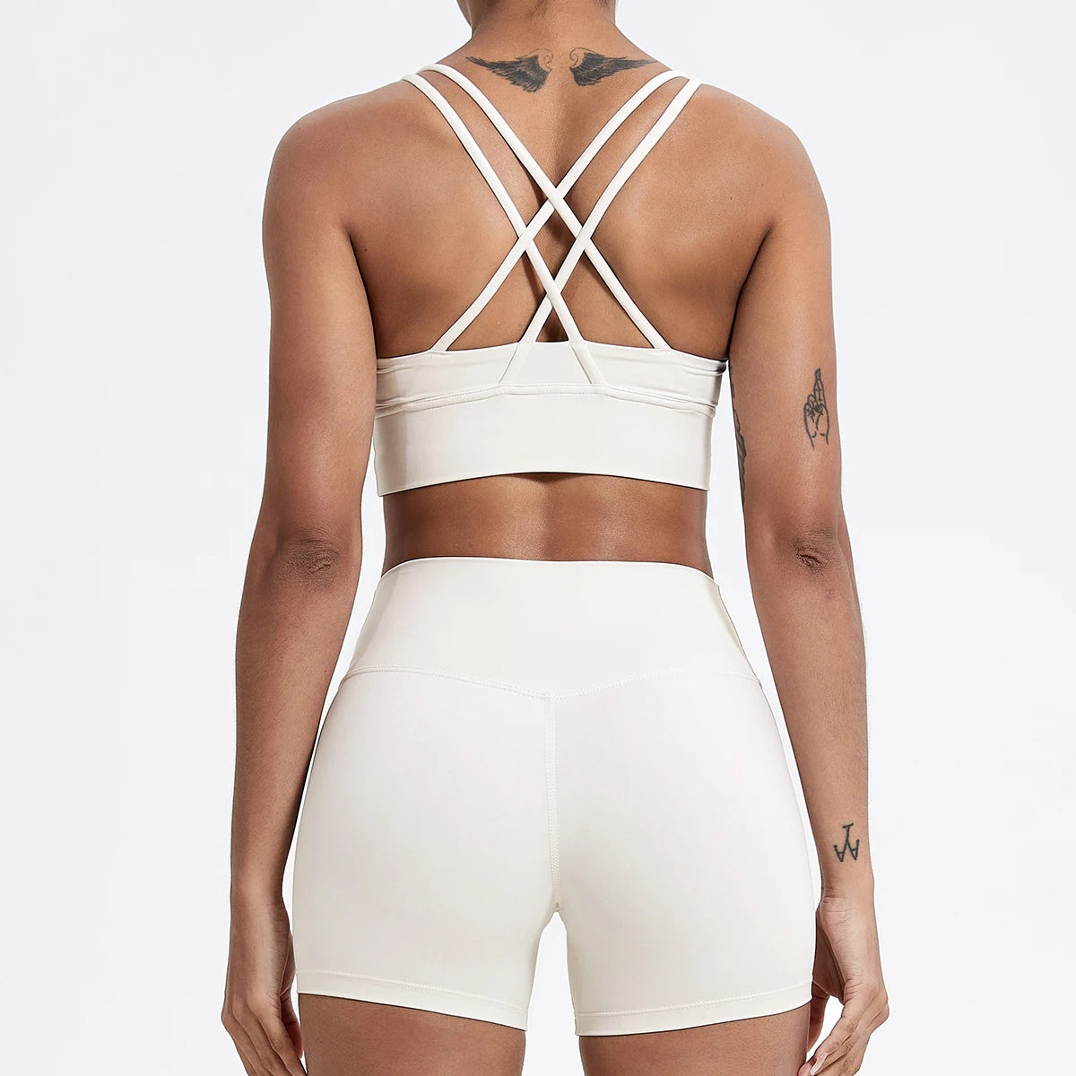 EliteFit Cross Back Sports Bra for Women ATHLEXES