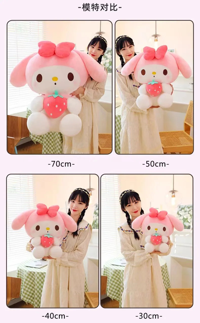 Kuromi Strawberry Plush Pillow Toy for Girls ATHLEXES