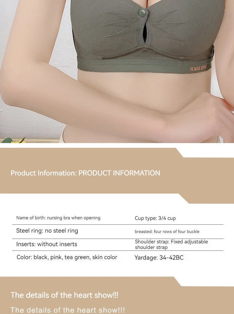 ComfortNest Seamless Nursing Bra for Moms ATHLEXES