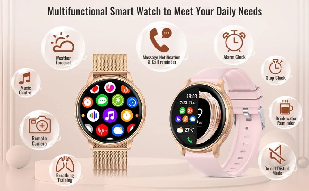 Xiaomi G35 Steel Smartwatch with Bluetooth Call ATHLEXES