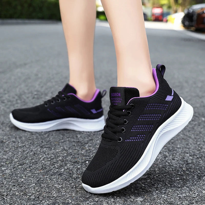 BreathEasy Women's Mesh Flat Sneakers 2024 ATHLEXES