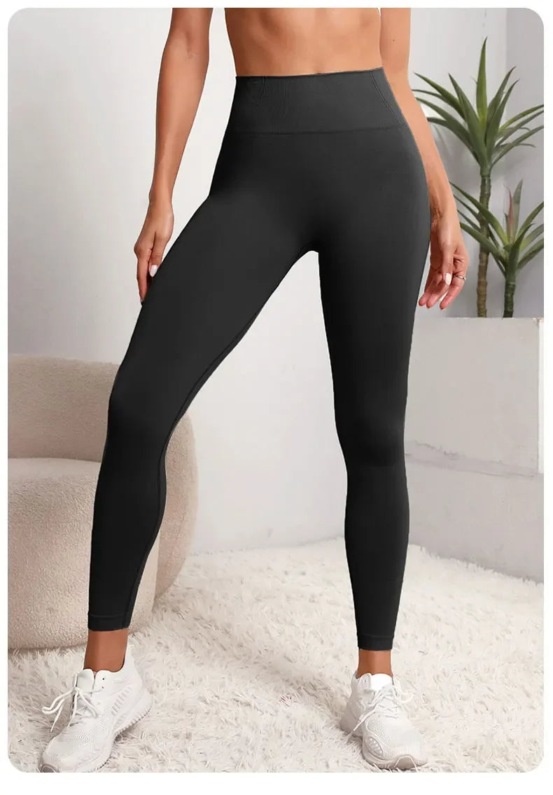 SculptFit High Waist Seamless Yoga Leggings ATHLEXES