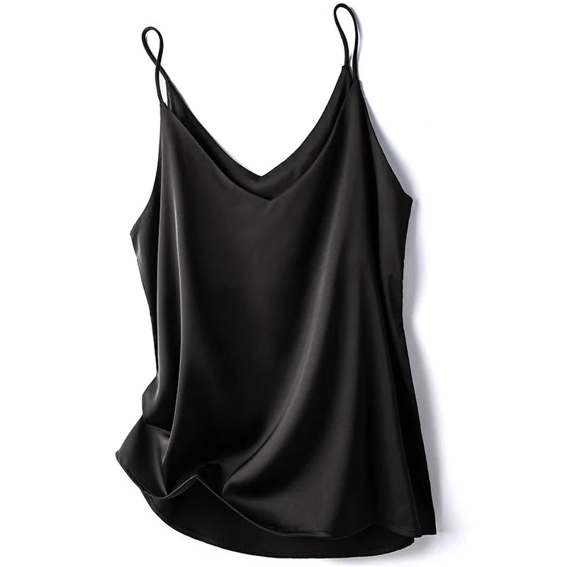 Chic Summer V-Neck Chiffon Tank Top ATHLEXES